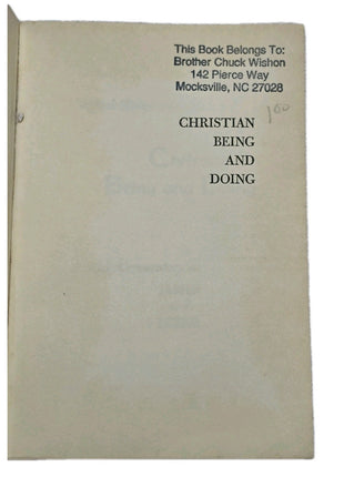 Christian Being and Doing A Study-Commentary on James and I Peter Edwards PB