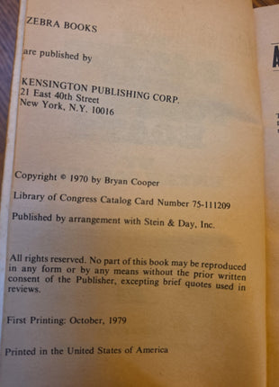 THE BATTLE OF THE TORPEDO BOATS BY BRYAN COOPER ZEBRA WORLD AT WAR SERIES # 16