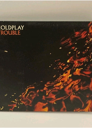 COLDPLAY Trouble 3TRX w/ UNRELEASED & LIVE TRX Europe CD single USA seller 2000