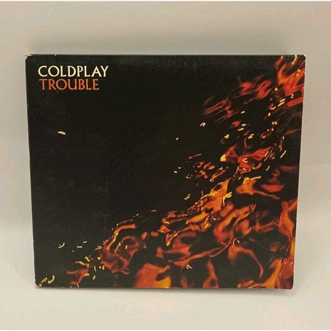 COLDPLAY Trouble 3TRX w/ UNRELEASED & LIVE TRX Europe CD single USA seller 2000