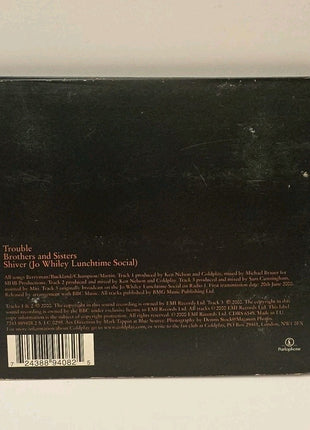COLDPLAY Trouble 3TRX w/ UNRELEASED & LIVE TRX Europe CD single USA seller 2000