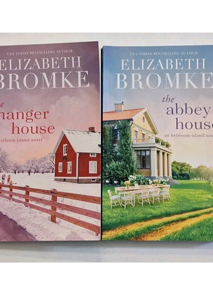 ELIZABETH BROMKE Lot 2 Books: The Manger House - The Abbey House - VG
