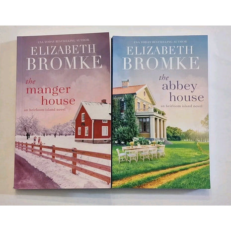 ELIZABETH BROMKE Lot 2 Books: The Manger House - The Abbey House - VG
