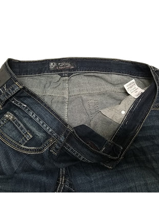 Men's Silver ZAC Relaxed Fit Straight Dark Wash Jeans 46 X 35 W46/L35