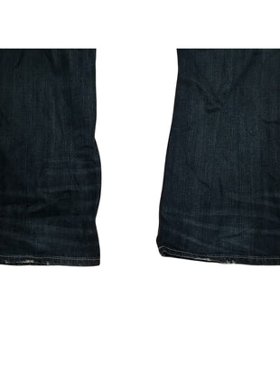 Men's Silver ZAC Relaxed Fit Straight Dark Wash Jeans 46 X 35 W46/L35