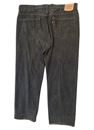 Levi’s 550 Men’s Relaxed Fit Jeans Size 44x32 Black Denim