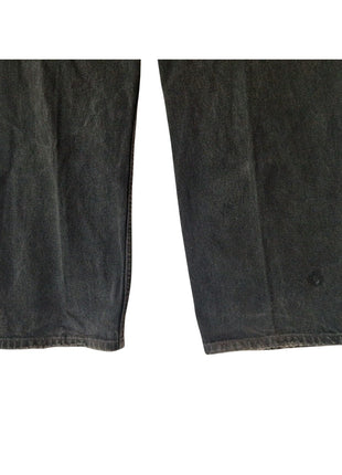 Levis 550 Relaxed Fit Mens Jeans W44 L32 Black Denim