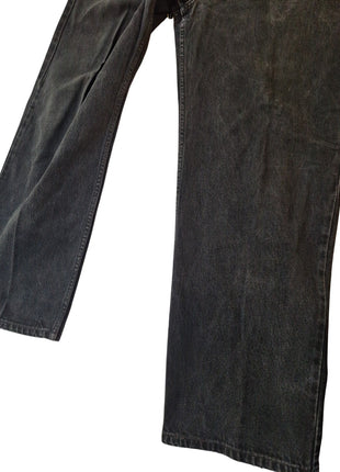 Levis 550 Relaxed Fit Mens Jeans W44 L32 Black Denim