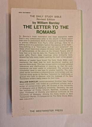 The Daily Bible Study Series: The Letter To The Romans, William Barclay