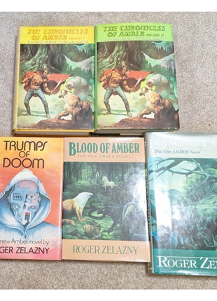 LOT The Chronicles of Amber I & II Trumps Doom Blood Prince Chaos Roger Zelazny