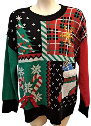 Joyland XXL Ugly Christmas Sweater Men’s or Women’s Knit Holiday
