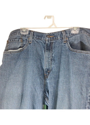 Levis Denizen Mens Size 38X33 285 Relaxed Fit Medium Wash Denim Blue Jeans