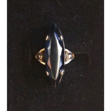 Vintage Antique Art Deco Ring - Sterling Shank Size 3.5