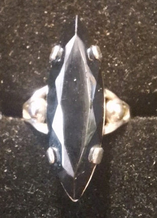 Vintage Antique Art Deco Ring - Sterling Shank Size 3.5