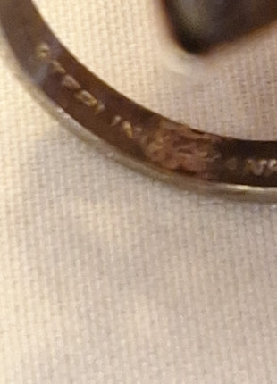 Vintage Antique Art Deco Ring - Sterling Shank Size 3.5