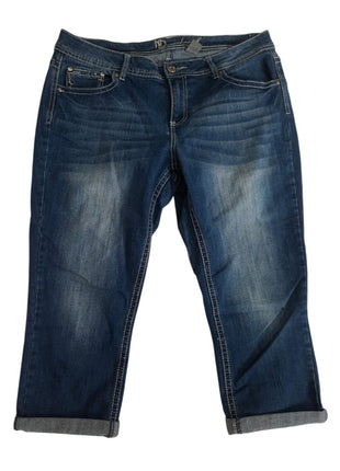 ND Weekend Adult Women's Size 12 Stone Wash Mid Rise Blue Jean Capris