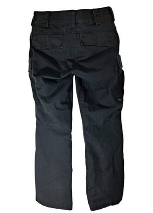 5.11 Tactical Women’s Black Cargo Pants Size 4 Inseam 27.5 Eight Pocket Durable