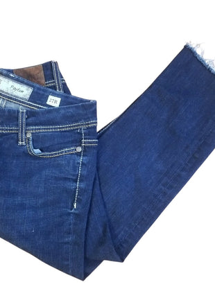 BKE Buckle Women's Payton Skinny Jeans Cutoff Capri Size 27R Stretch