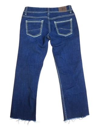 BKE Buckle Women's Payton Skinny Jeans Cutoff Capri Size 27R Stretch