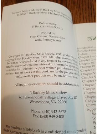 For the Love of Children: A History of the P. Buckley Moss Society 1987-1996