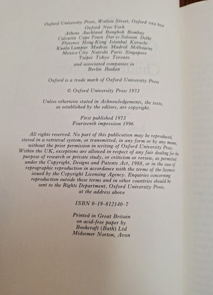 The Oxford Book of Children's Verse (Oxford Books of Verse)