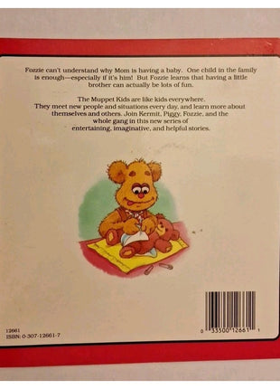 Muppet Kids in Mom's Having a Baby by Louise Gikow - paperback kids book - 1991