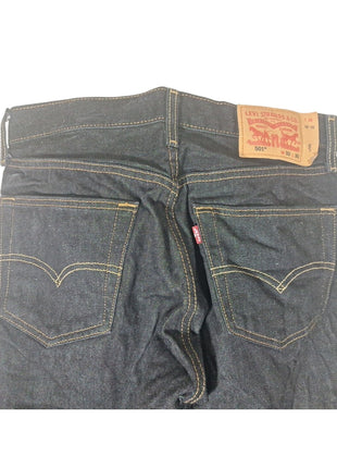 Levi’s 501 Men’s Black Denim Button-Fly Jeans Size 32x30 Original Fit Straight