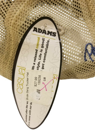 NEW with Tag  Adams Women's Mesh Back Trucker Cap Bridal Gang Snapback Hat