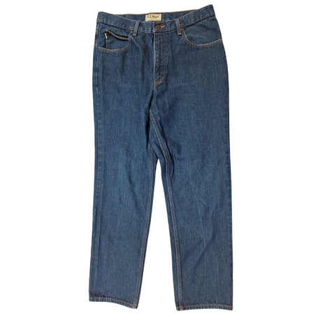 L.L. Bean Men’s Classic Fit Jeans Size 33x29 Blue Denim 100% Cotton