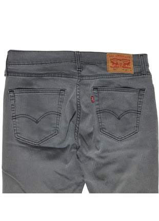 Levi 511 Straight Leg Jeans Mens Size 32x34 Gray Denim