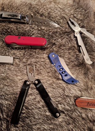 Lot of 10 Pocket Knives / Multi-Tools - Junk Drawer Lot