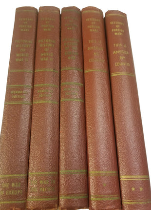 Lot 5 Veterans of Foreign Wars WWII Europe Pacific Korean War America My Country