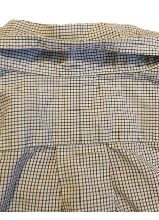 Ralph Lauren Mens Classic Fit Short Sleeve Checkered Button-Down Shirt XL Cotton Casual