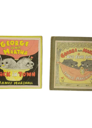 GEORGE AND MARTHA Lot - ONE FINE DAY 1978 - Back In Town 1990 - James Marshall