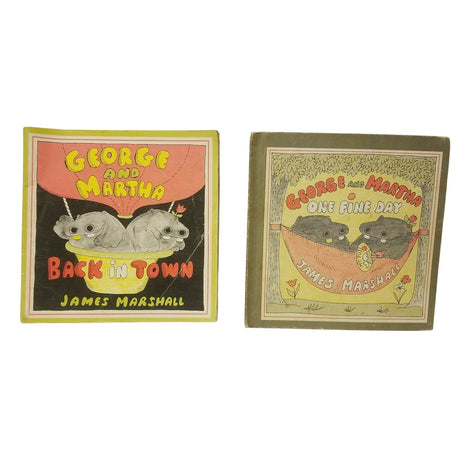 GEORGE AND MARTHA Lot - ONE FINE DAY 1978 - Back In Town 1990 - James Marshall