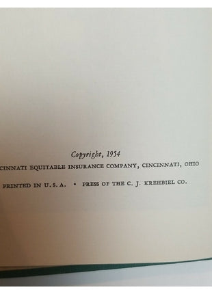Cincinnati Equitable Insurance Company Clyde W. Park 1954 - RARE
