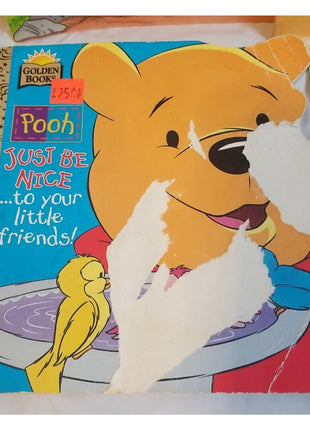 Lot 6 Disney WINNIE THE POOH Golden Look Look + Scholastic Books