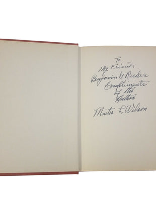 The Light of Other Days Minter L. Wilson 1st signed Autograph Judge West VA
