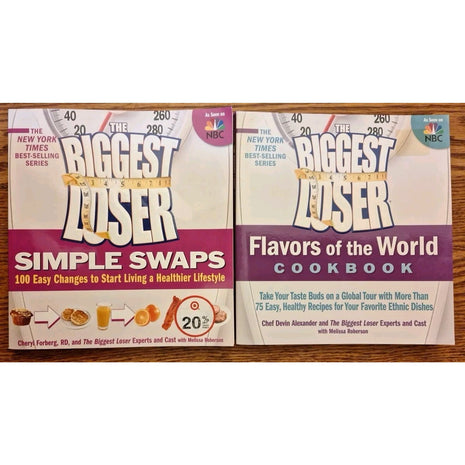 LOT 2 The Biggest Loser Simple Swaps Flavors Of The World LIGHTLY USED CONDITION