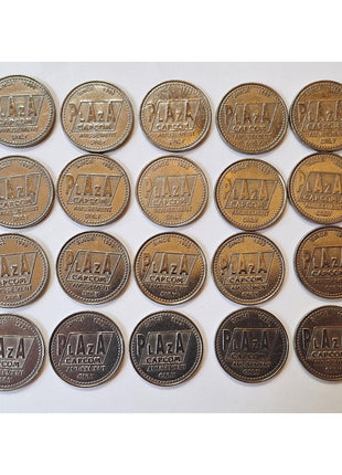 20x CAPCOM Arcade Token Coin - Rare Promo - Street Fighter 2 SNES GBA 3DS SEGA