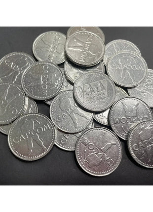 20x CAPCOM Arcade Token Coin - Rare Promo - Street Fighter 2 SNES GBA 3DS SEGA