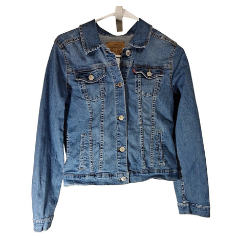 Levi Strauss Denim Jean Jacket Girls XL 13-15 Yrs Blue Classic