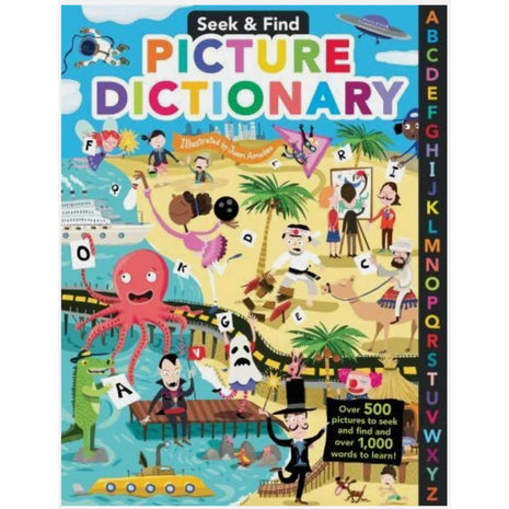 Seek & Find Picture Dictionary: Over 500 Pictures to Seek and Find and Over...