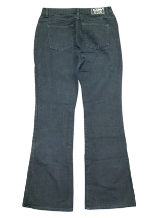 Womens EUC Eunina Black Jeans Button-fly USA Size 9 Cut 208154 Style 1863 Preshrunk