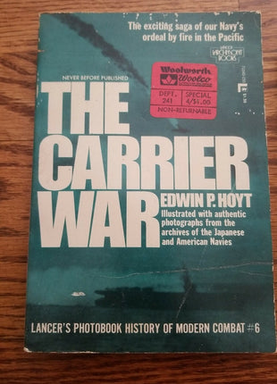Lot of 2 Edwin P Hoyt Paperback Books - The Carrier War - Battle of Leyte Gulf