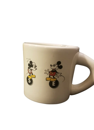 Vintage Disney Mickey Mouse USA Coffee Mug Expressions