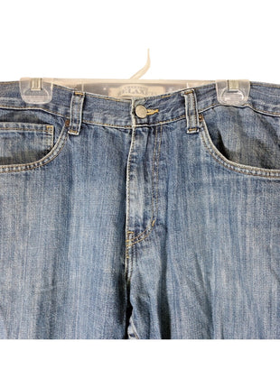 Tommy Hilfiger Freedom Jeans Mens 33x32 Relaxed Straight Medium Wash Blue Denim