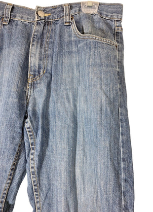 Tommy Hilfiger Freedom Jeans Mens 33x32 Relaxed Straight Medium Wash Blue Denim