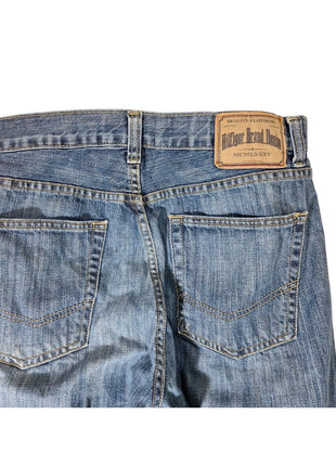 Tommy Hilfiger Freedom Jeans Mens 33x32 Relaxed Straight Medium Wash Blue Denim