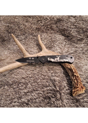 Winchester Limited Edition Wildlife Etched Hunting Deer Stag Knife